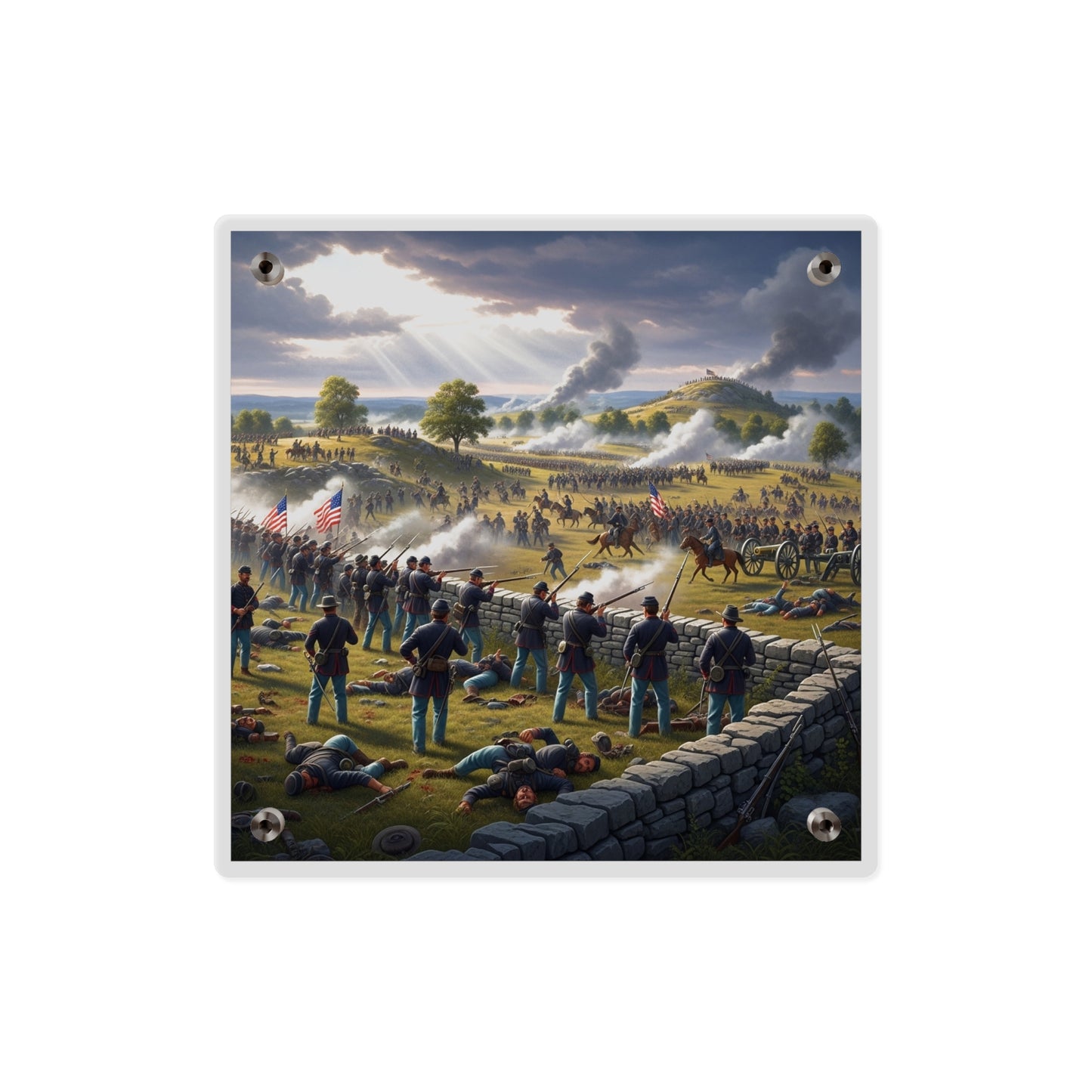 Acrylic Wall Art Panel - Battle of Gettysburg