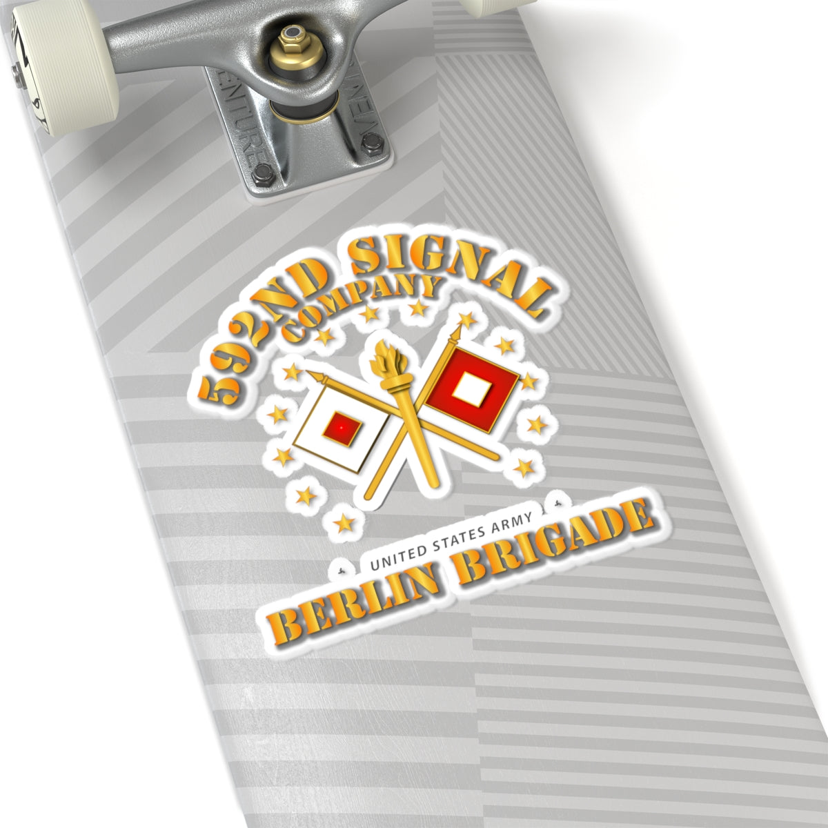 Kiss-Cut Stickers - 592d Signal Company - Berlin Brigade