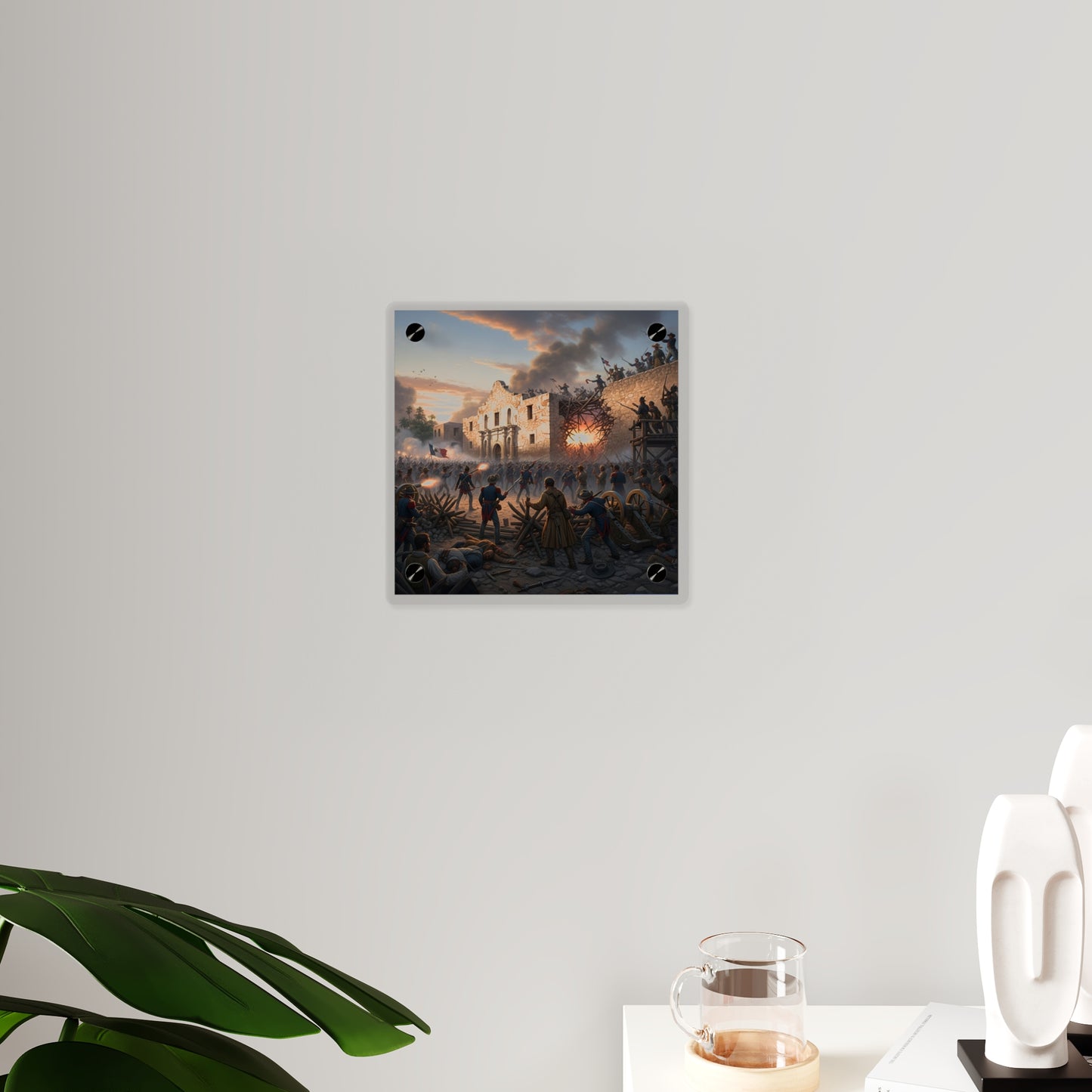 Acrylic Wall Art Panel - Battle of the Alamo