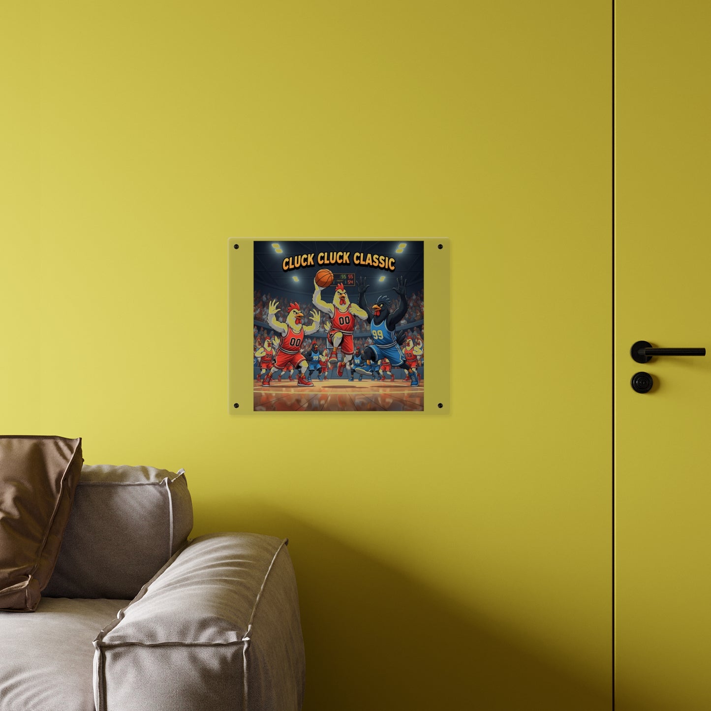 Acrylic Wall Art Panel - Chicken Classic