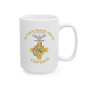 Ceramic Mug, (11oz, 15oz) - USPHS - USPHS - Insignia - Captain - Cpt X 300