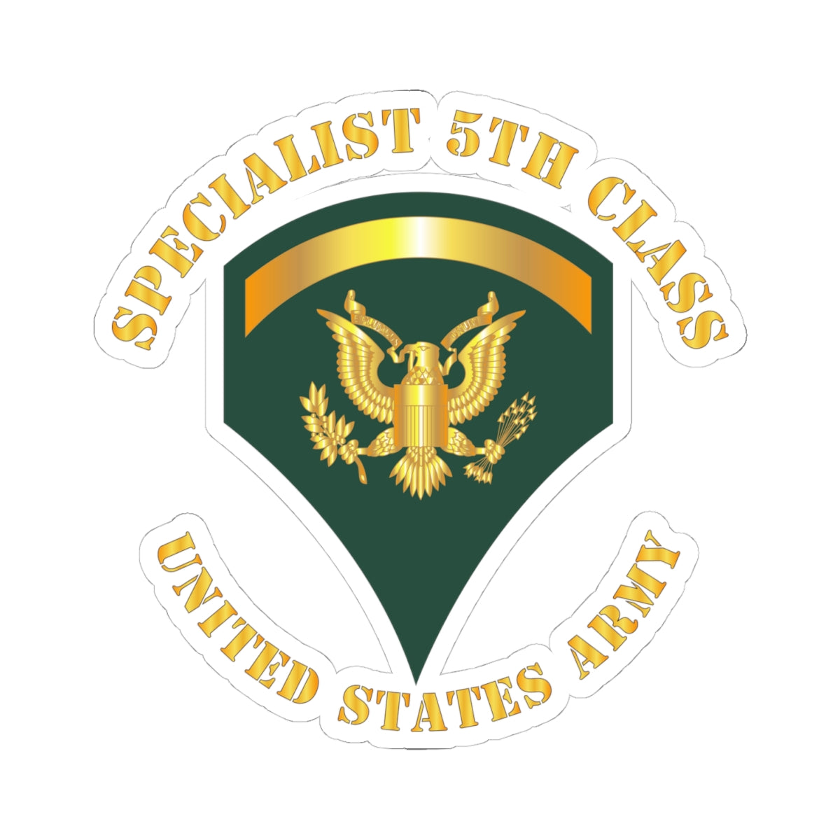 Kiss-Cut Stickers - Specialist 5th Class - SP5
