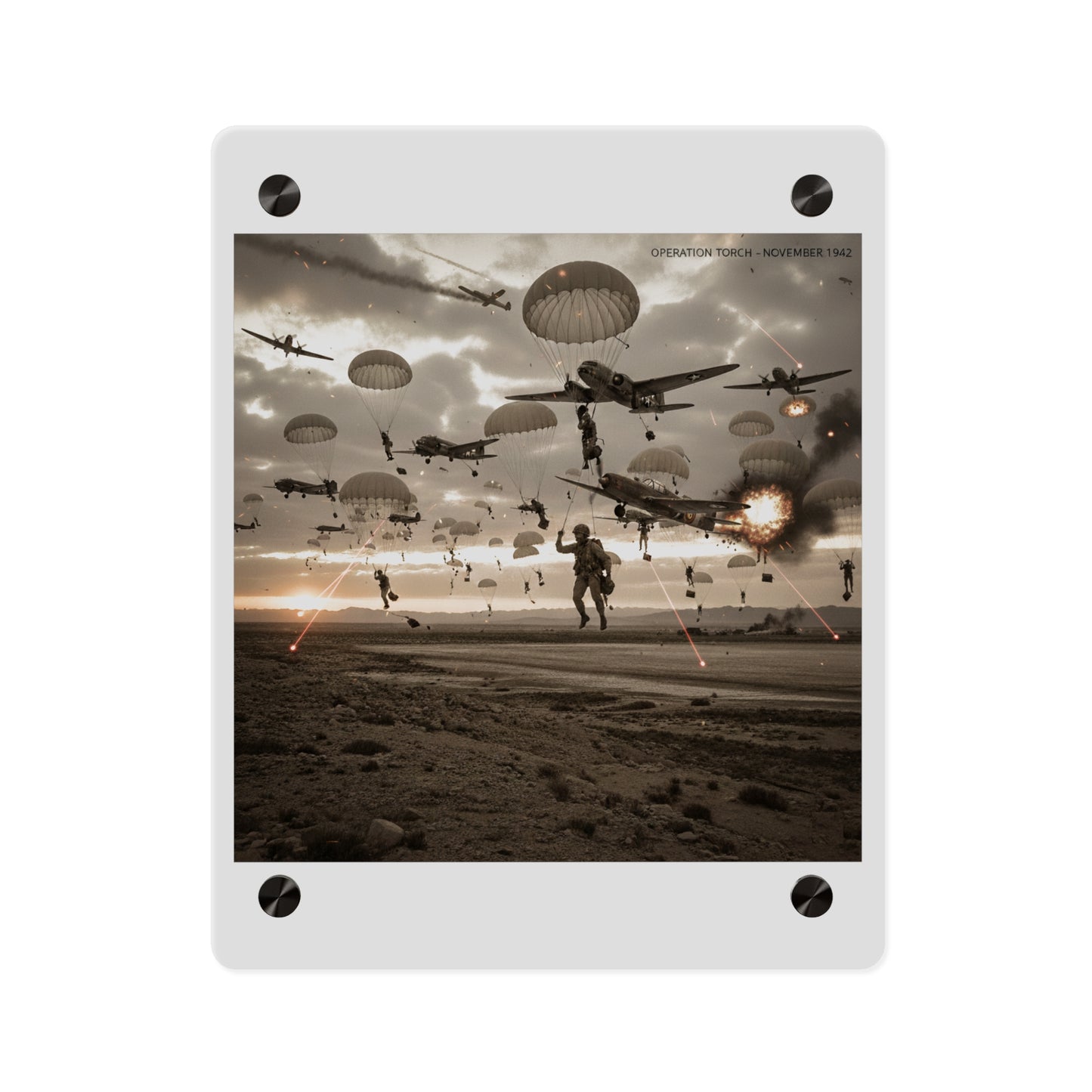 Acrylic Wall Art Panel - Operation Torch Nov 1942