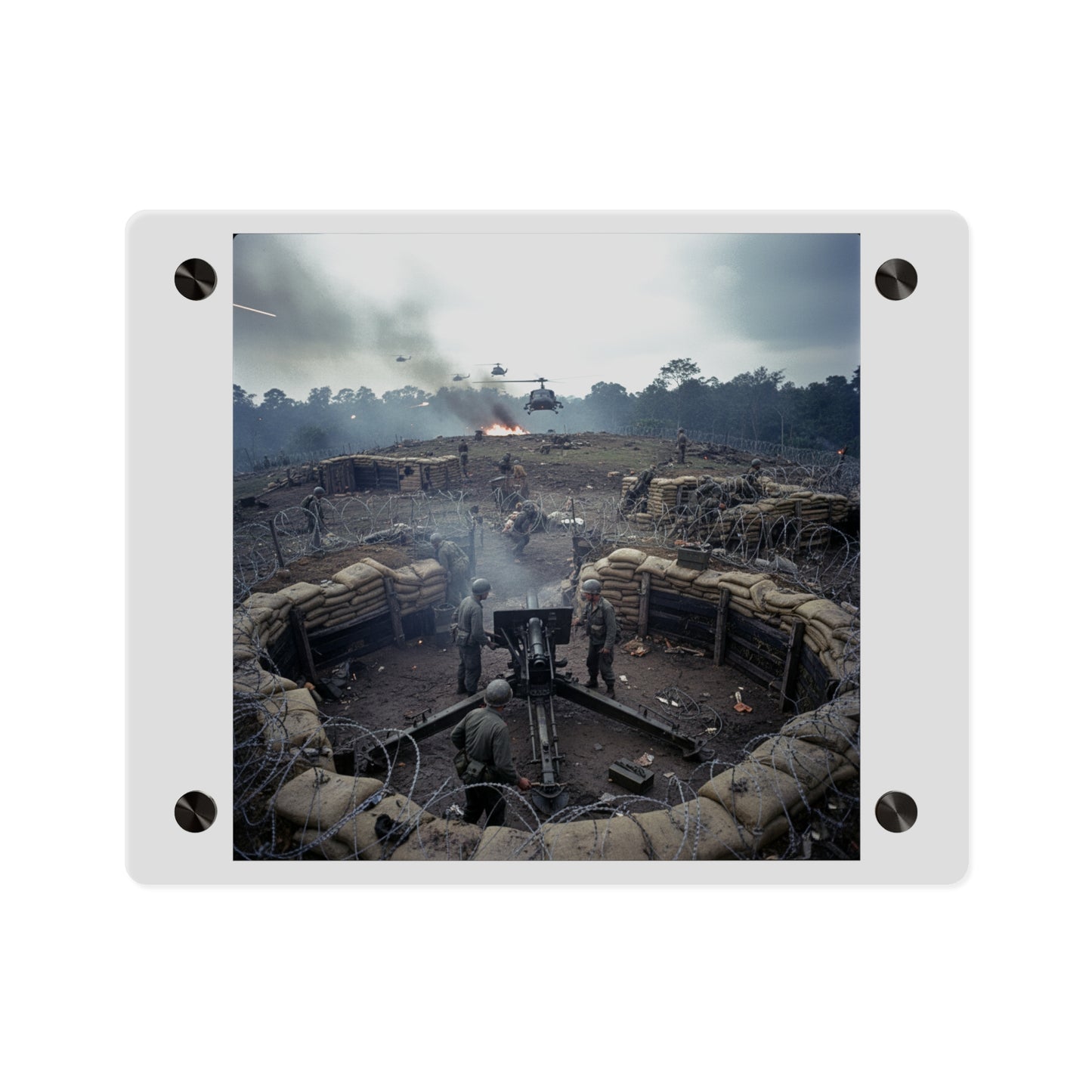 Acrylic Wall Art Panel - FSB Ripcord Siege - 1970