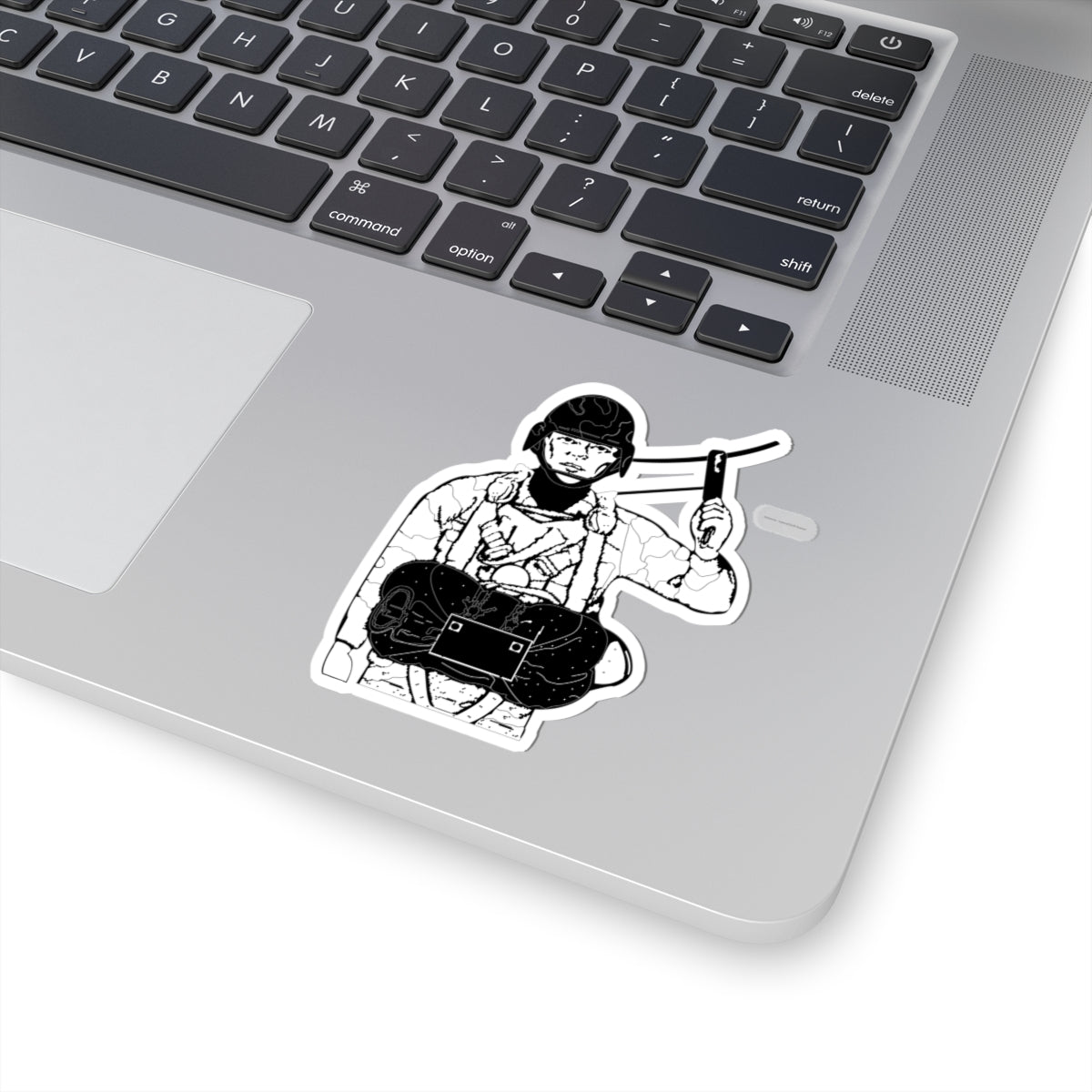 Kiss-Cut Stickers - Jumper - BW X 300