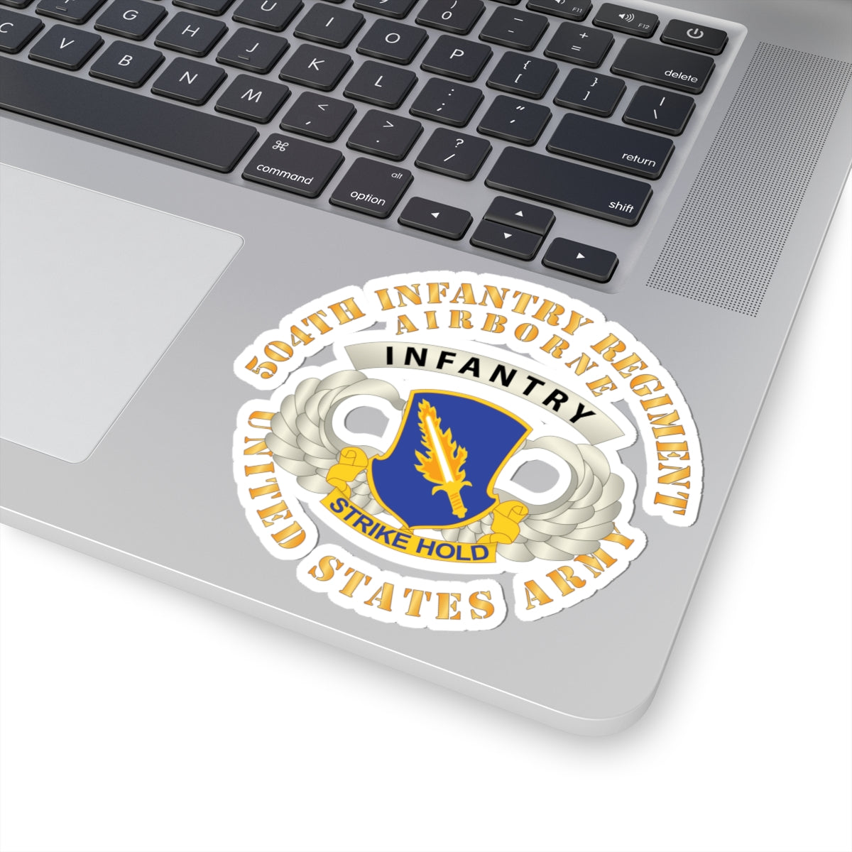 Kiss-Cut Stickers - Airborne Badge - 504th Infantry Regiment wo DS X 300