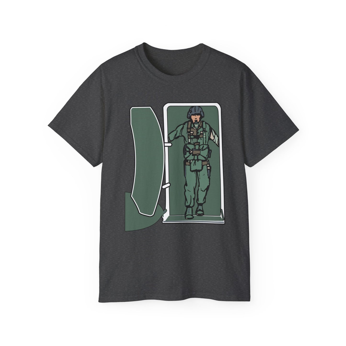 Unisex Ultra Cotton Tee - Airborne - JM Door Check X 300