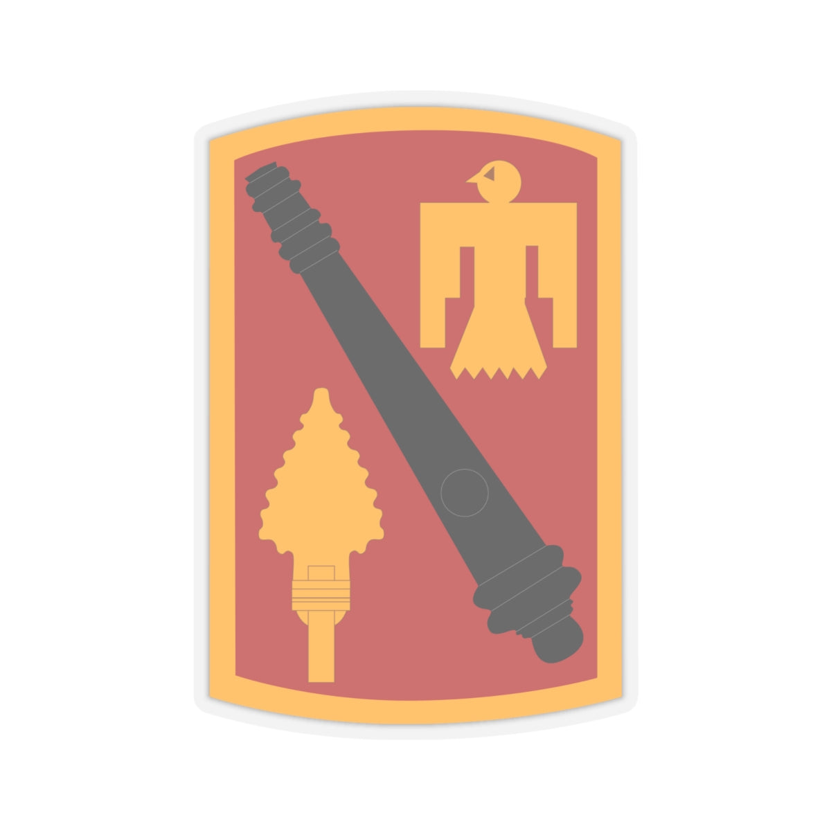 Kiss-Cut Stickers - 45th Artillery (Fires) Brigade wo Txt