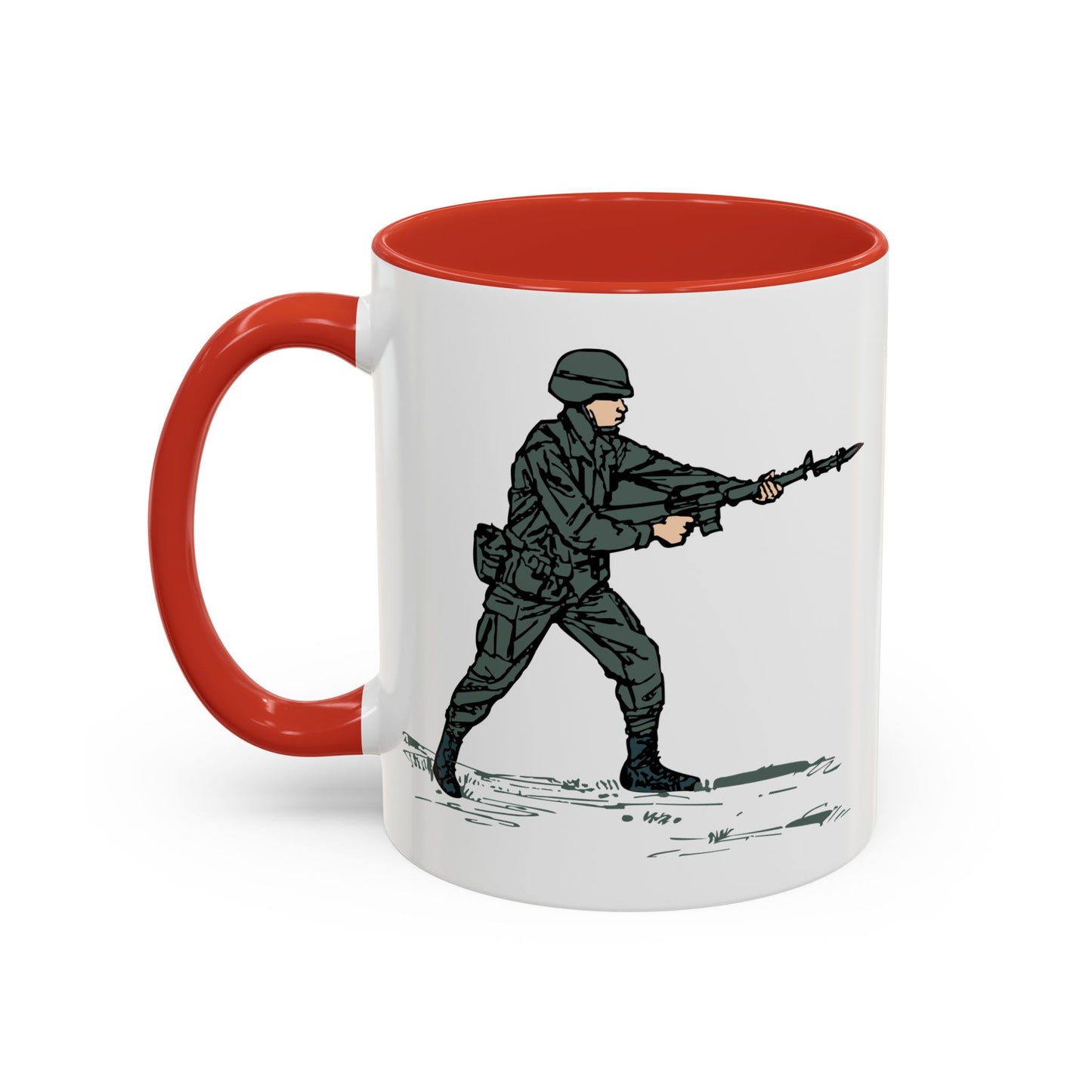 Accent Coffee Mug (11oz & 15oz) - Bayonet Training-Modified Thrust X 300