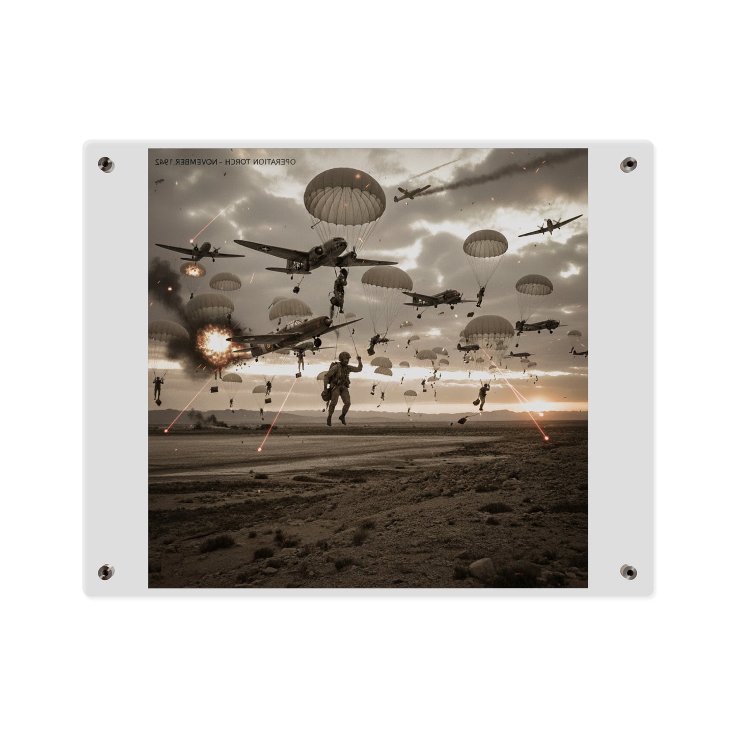 Acrylic Wall Art Panel - Operation Torch Nov 1942