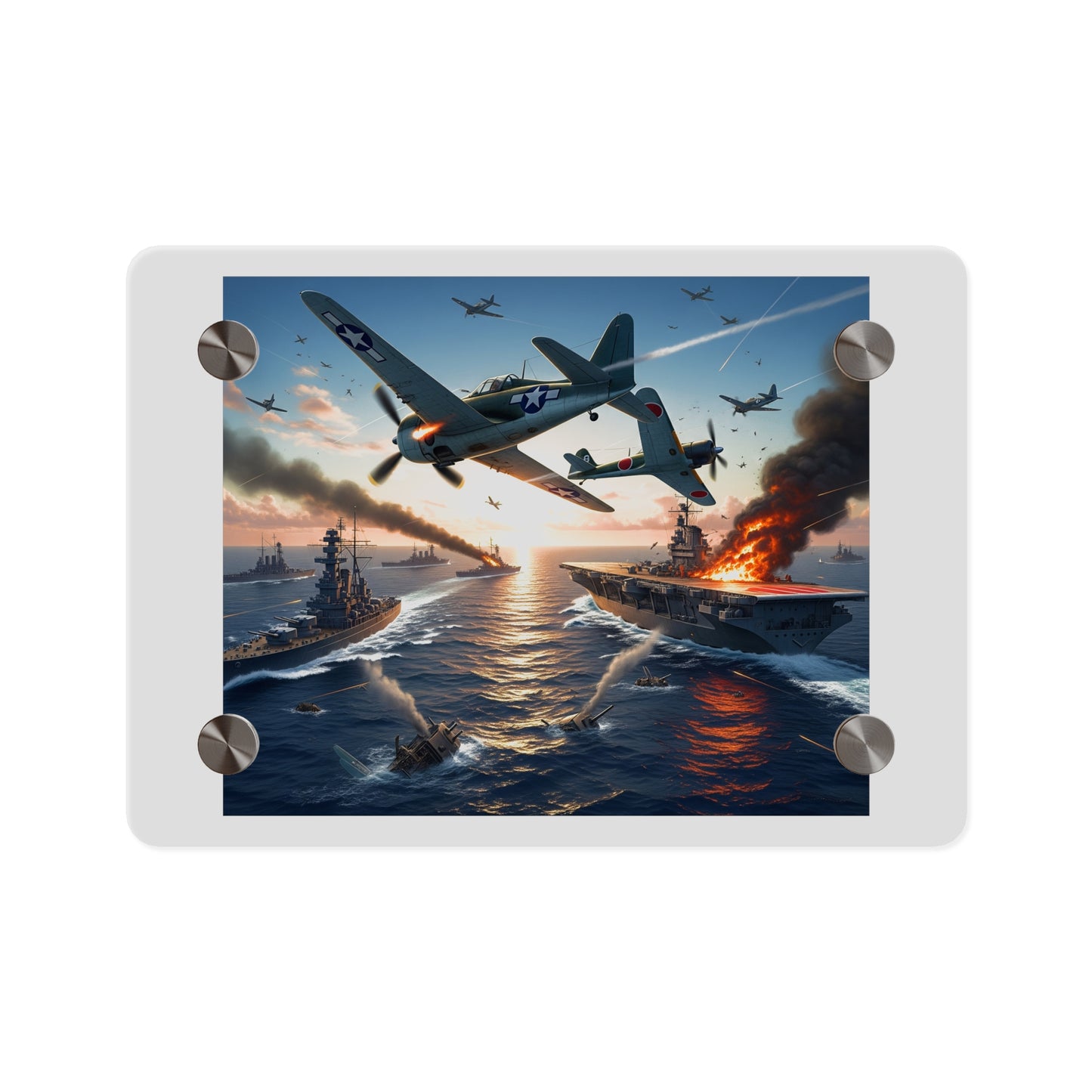 Acrylic Wall Art Panel - Battle of Midway