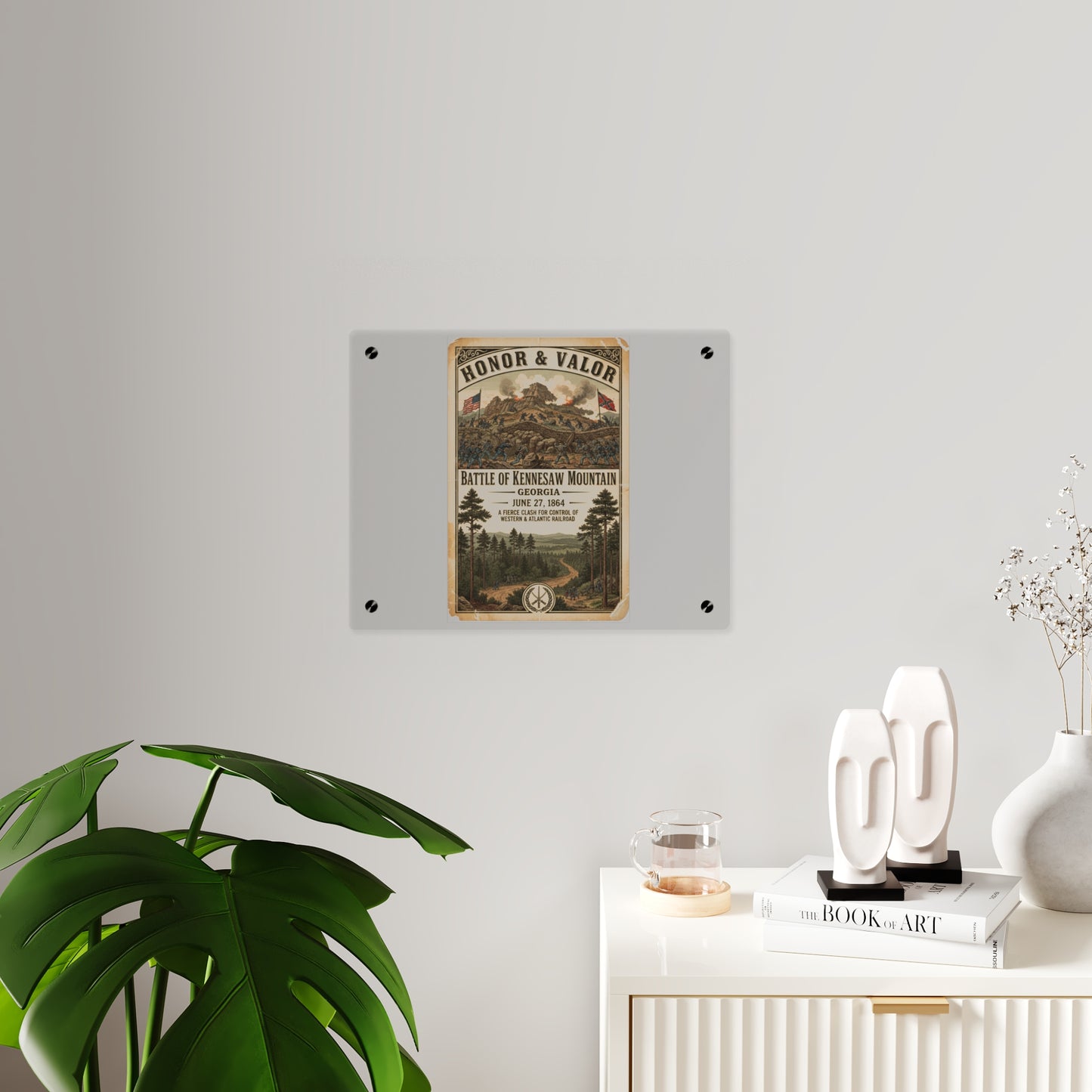 Acrylic Wall Art Panel - Battle of Kennesaw Mountain