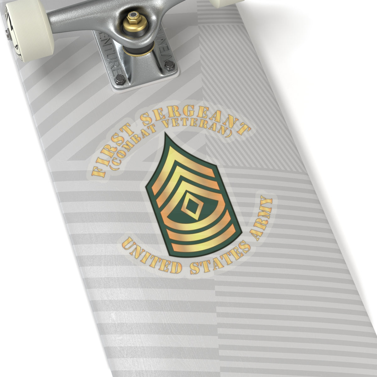 Kiss-Cut Stickers - First Sergeant - 1SG - Combat Veteran