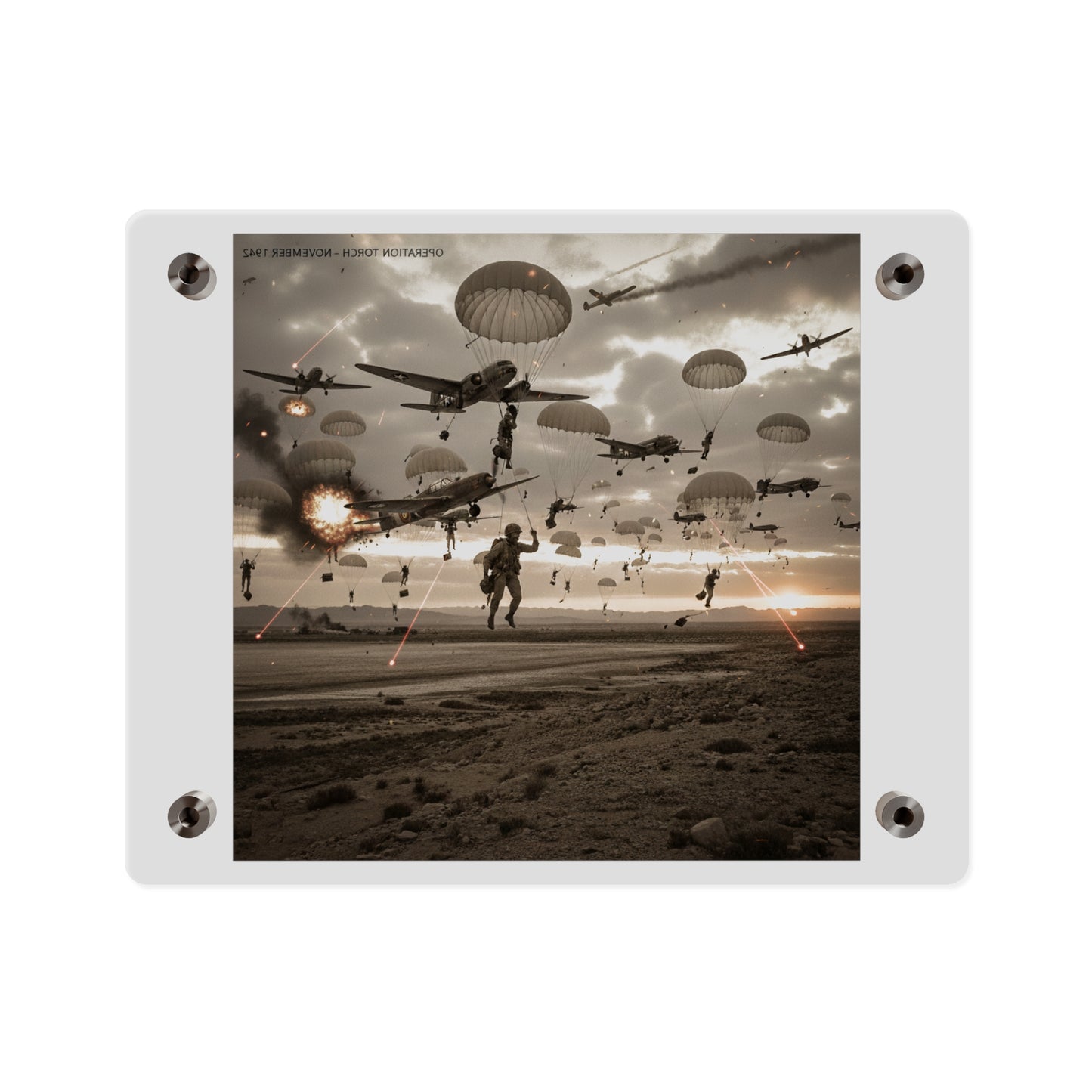 Acrylic Wall Art Panel - Operation Torch Nov 1942