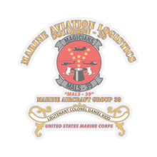 Load image into Gallery viewer, Kiss-Cut Stickers - USMC - Marine Aviation Logistics Squadron 39 - MALS 39 - Magicians - Kidd
