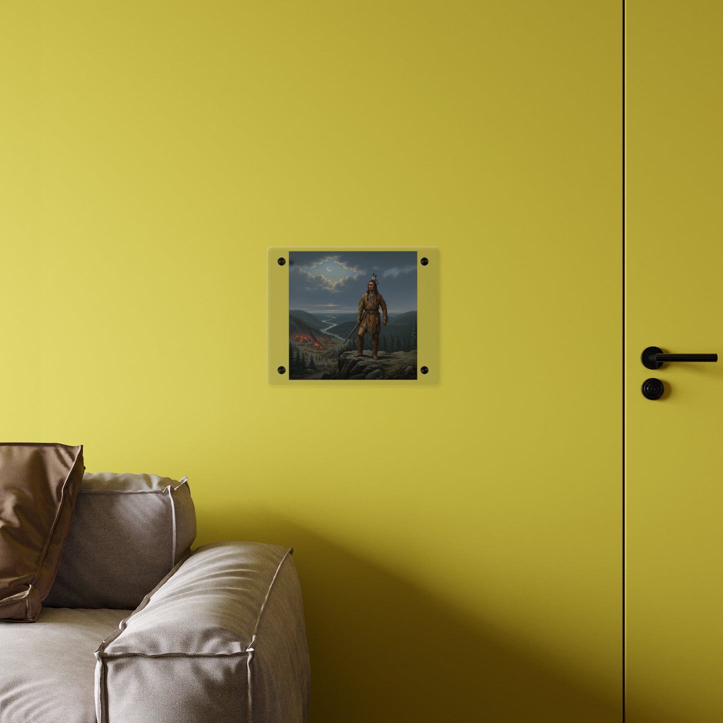 Acrylic Wall Art Panel - The Last Mohican