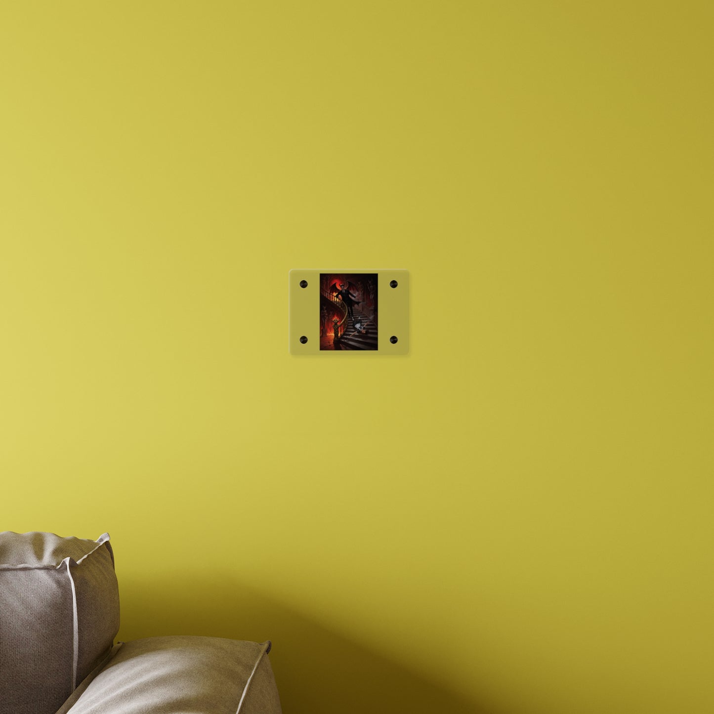 Acrylic Wall Art Panel - devil and maid