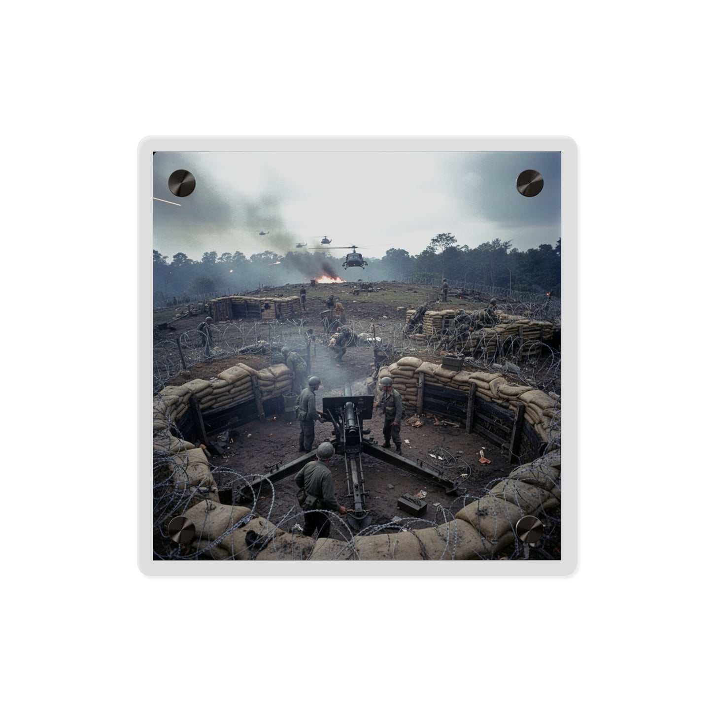 Acrylic Wall Art Panel - FSB Ripcord Siege - 1970