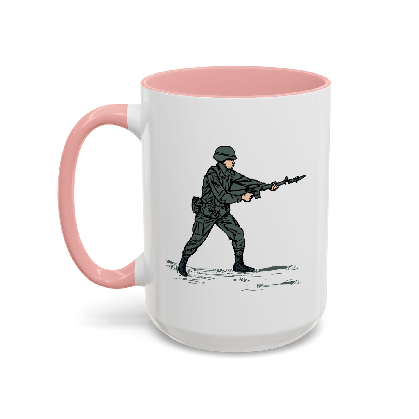 Accent Coffee Mug (11oz & 15oz) - Bayonet Training-Modified Thrust X 300