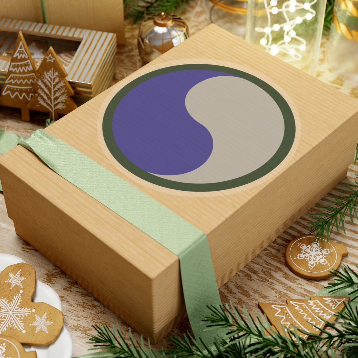 Kiss-Cut Stickers - SSI - 29th Infantry Division X 300