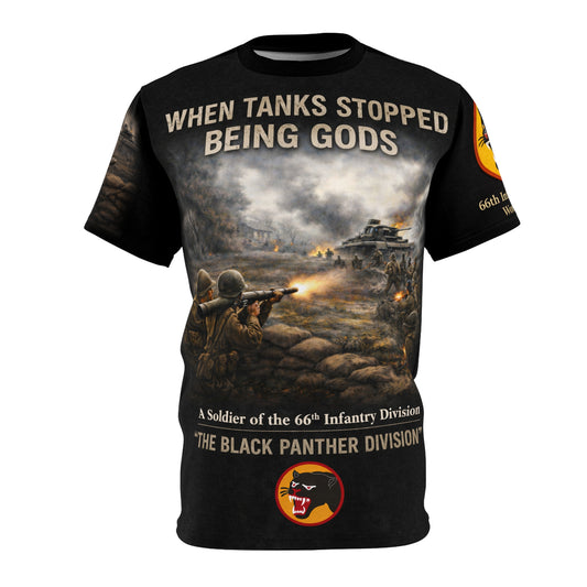 66th Infantry Division "Black Panther" Tribute Tee — Tank Ambush WWII T-Shirt