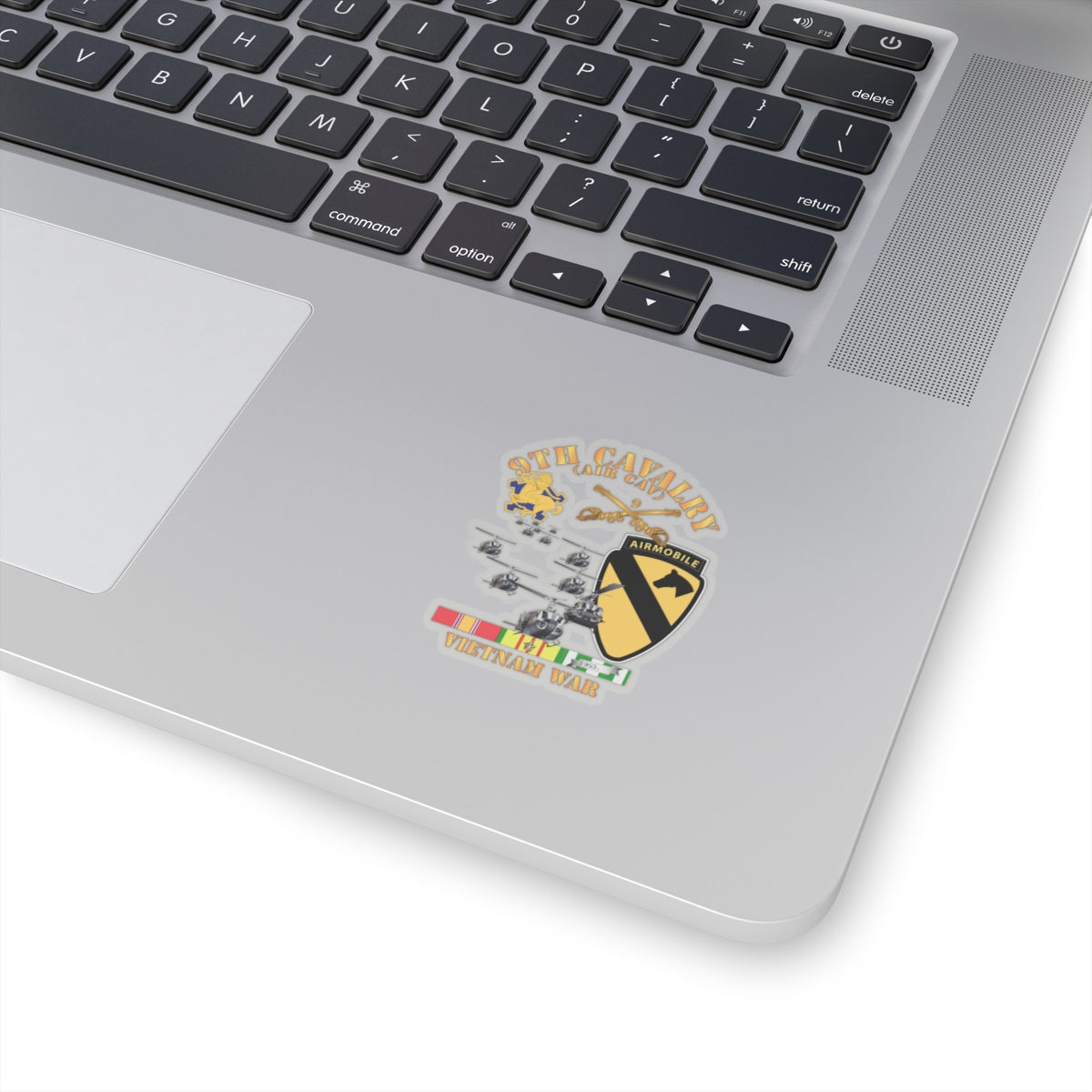 Kiss-Cut Stickers - 9th Cavalry (Air Cav) - 1st Cav Division w SVC