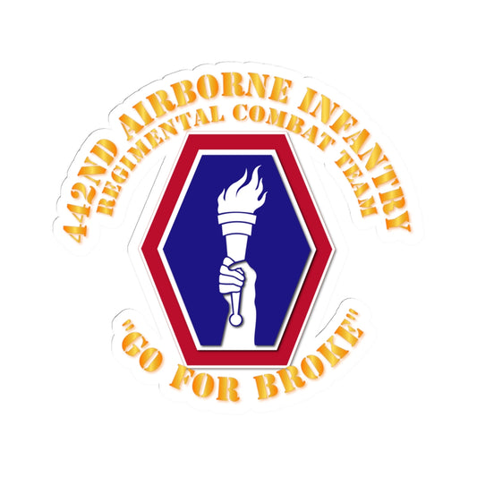 Kiss-Cut Stickers - 442nd Airborne Infantry Regimental Combat Team