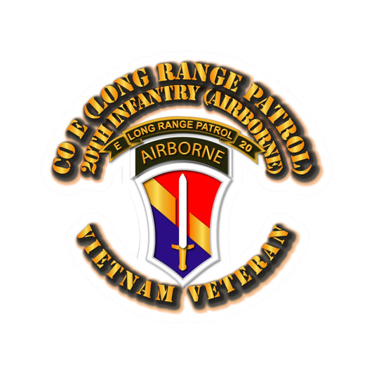 Kiss-Cut Stickers - SOF - Vietnam - Co E 20th Inf LRRP - 1st Field Force