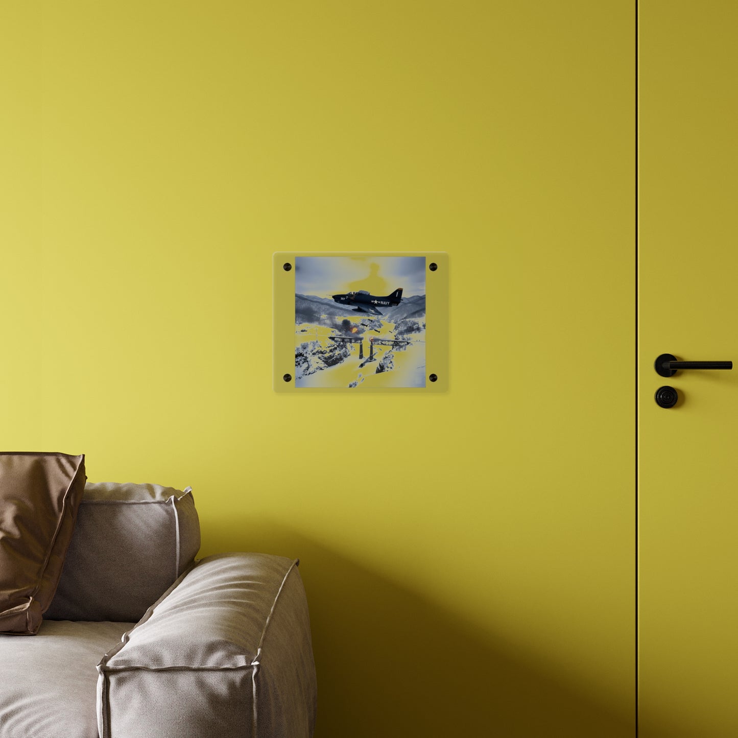 Acrylic Wall Art Panel - Attack at Majon-ni and Samdong-ni during Korean War