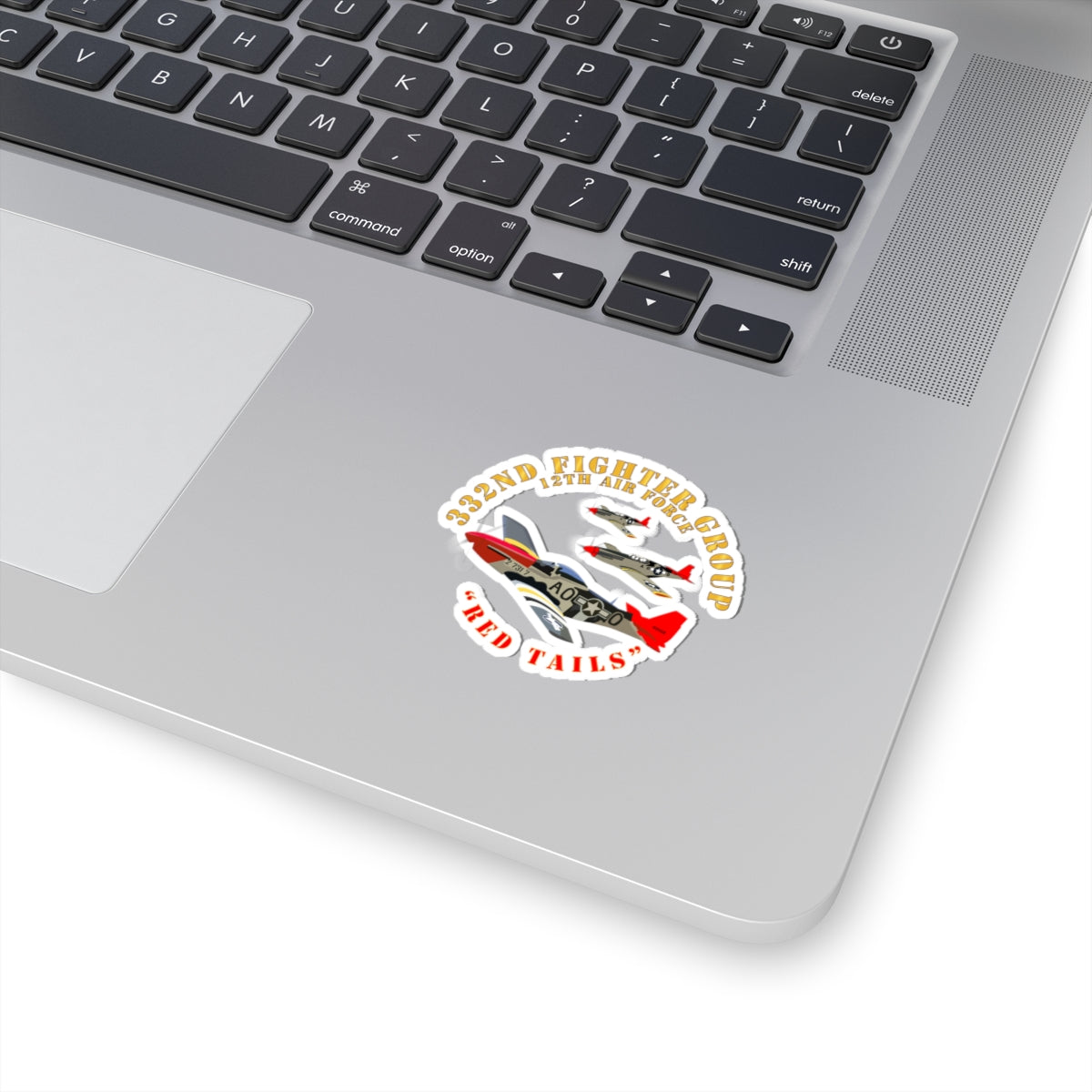 Kiss-Cut Stickers - AAC - 332nd Fighter Group - 12th AF - Red Tail