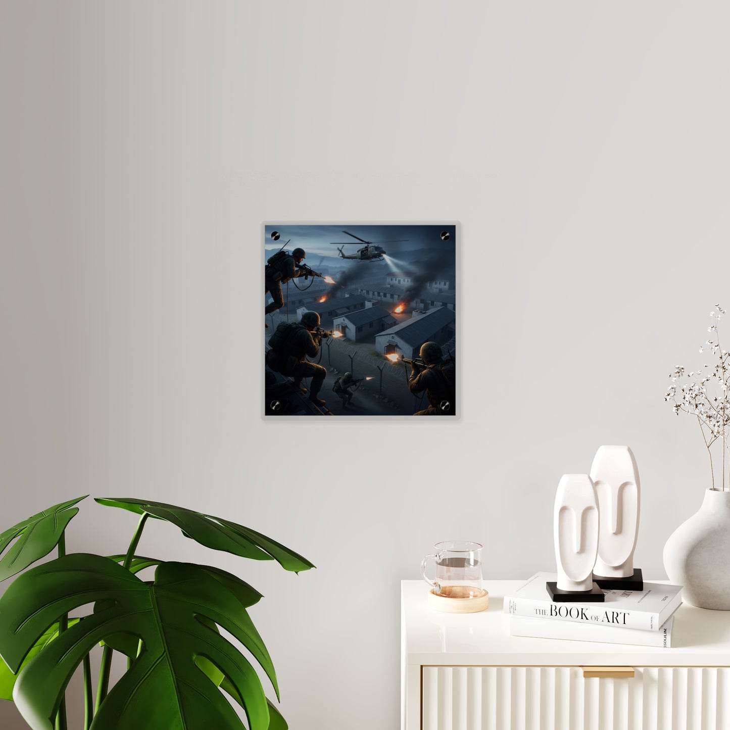 Acrylic Wall Art Panel - Son Tay Rescue during the Vietnam War