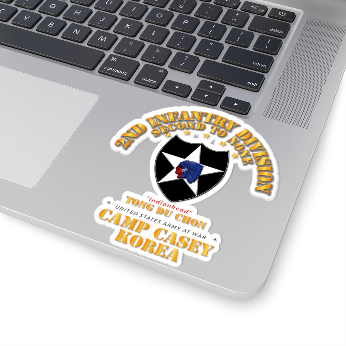 Kiss-Cut Stickers - 2nd Infantry Div - Camp Casey Korea - Tong Du Chon