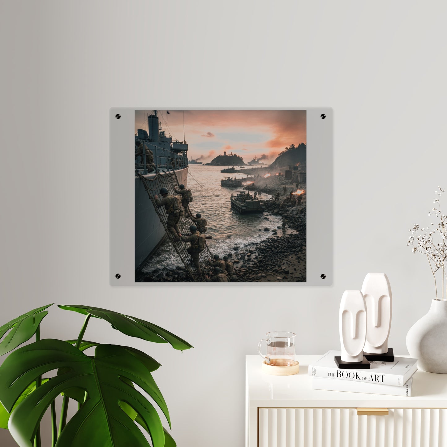 Acrylic Wall Art Panel - Inchon Landing - Korean War