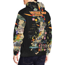 Load image into Gallery viewer, Men&#39;s All Over Print Hoodie (USA Size) (Model H13) - Map - Vietnam Units -with Wpns - Equipment
