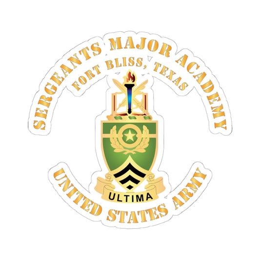 Kiss-Cut Stickers - Sergeants Major Academy - DUI