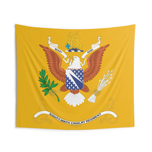 Indoor Wall Tapestries - 89th Cavalry Regiment - Regimental Colors Tapestry