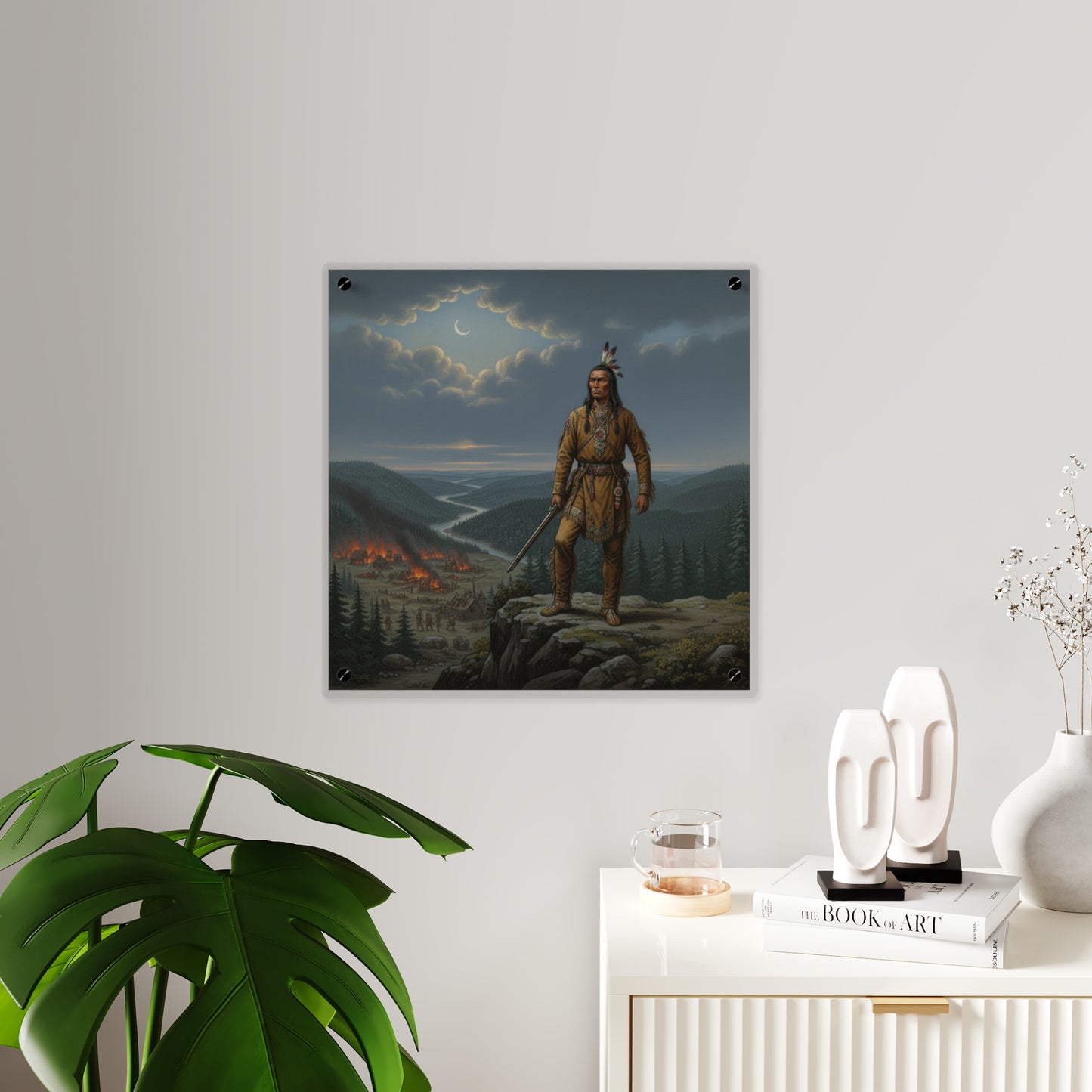 Acrylic Wall Art Panel - The Last Mohican