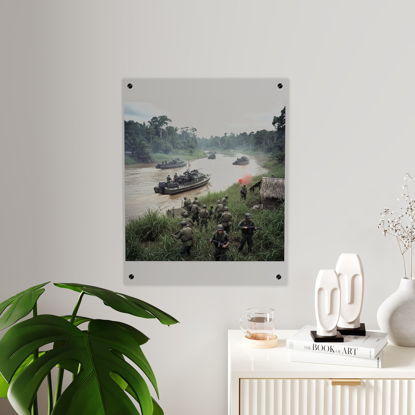 Acrylic Wall Art Panel - MRF - 9th Infantry in the Mekong - Vietnam