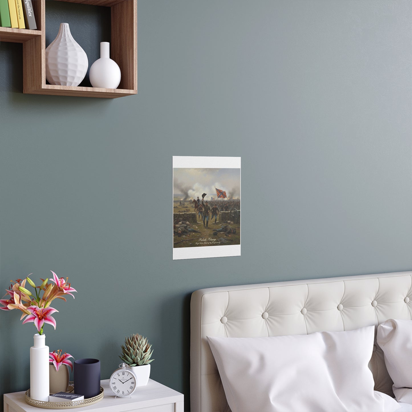 Indoor and Outdoor Silk Posters - Picketts Charge with Hat