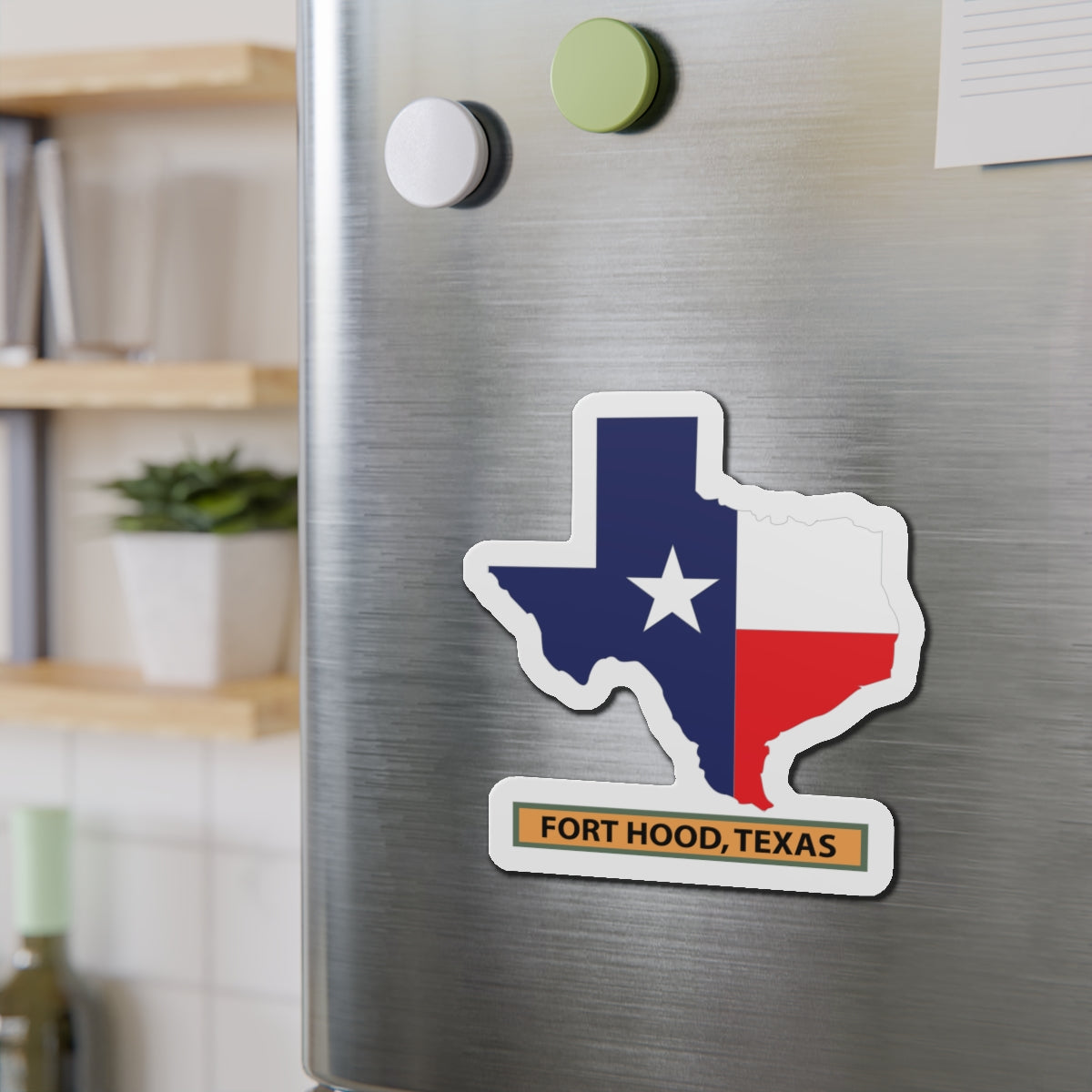 Die-Cut Magnets - Fort Hood, Texas