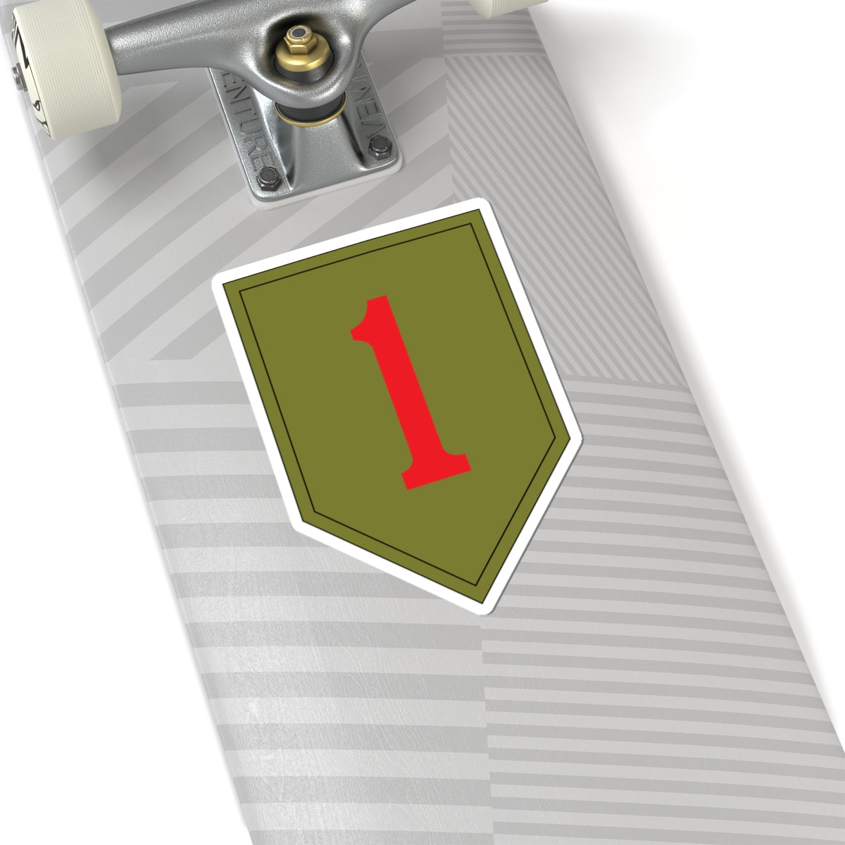 Kiss-Cut Stickers - SSI - 1st Infantry Division wo Txt X 300