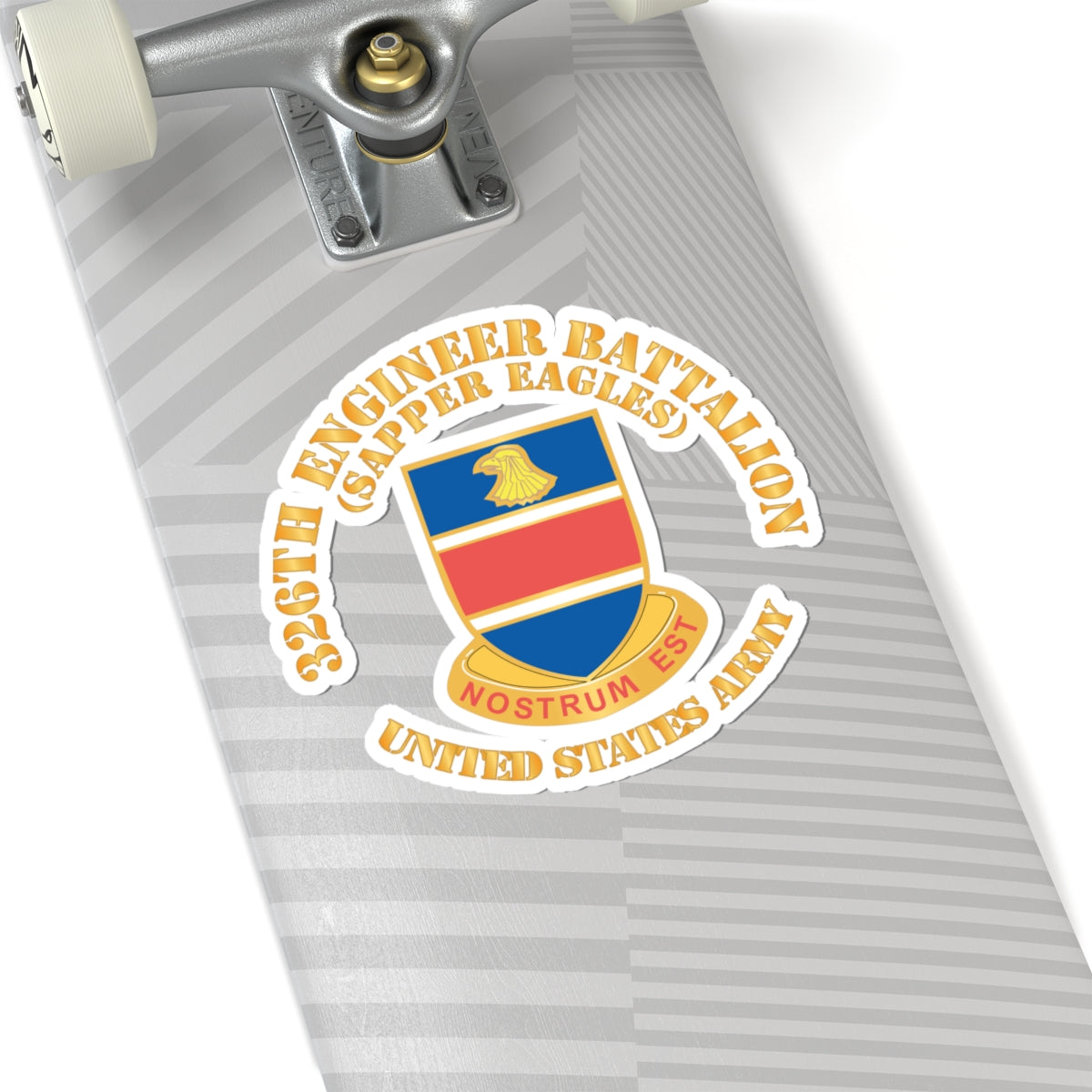 Kiss-Cut Stickers - 326th Engineer Bn - Sapper Eagles X 300