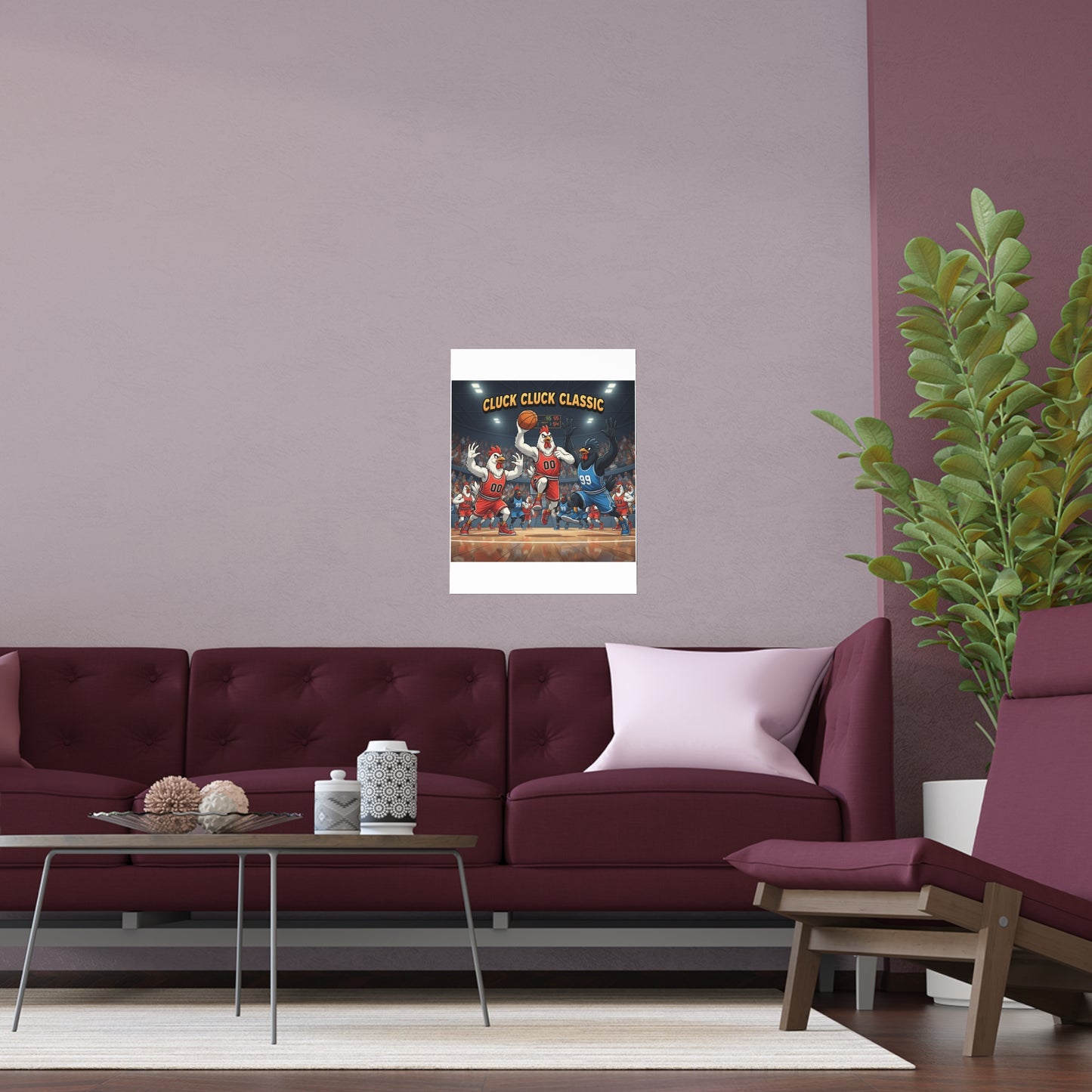 Indoor and Outdoor Silk Posters - Chicken Classic