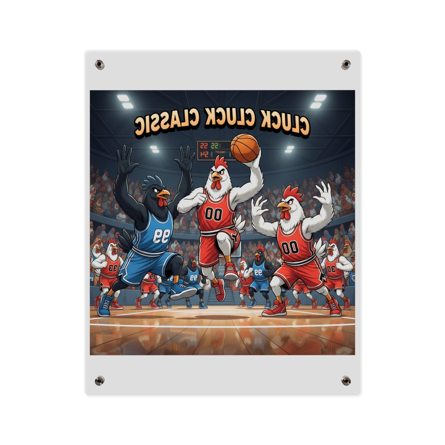 Acrylic Wall Art Panel - Chicken Classic