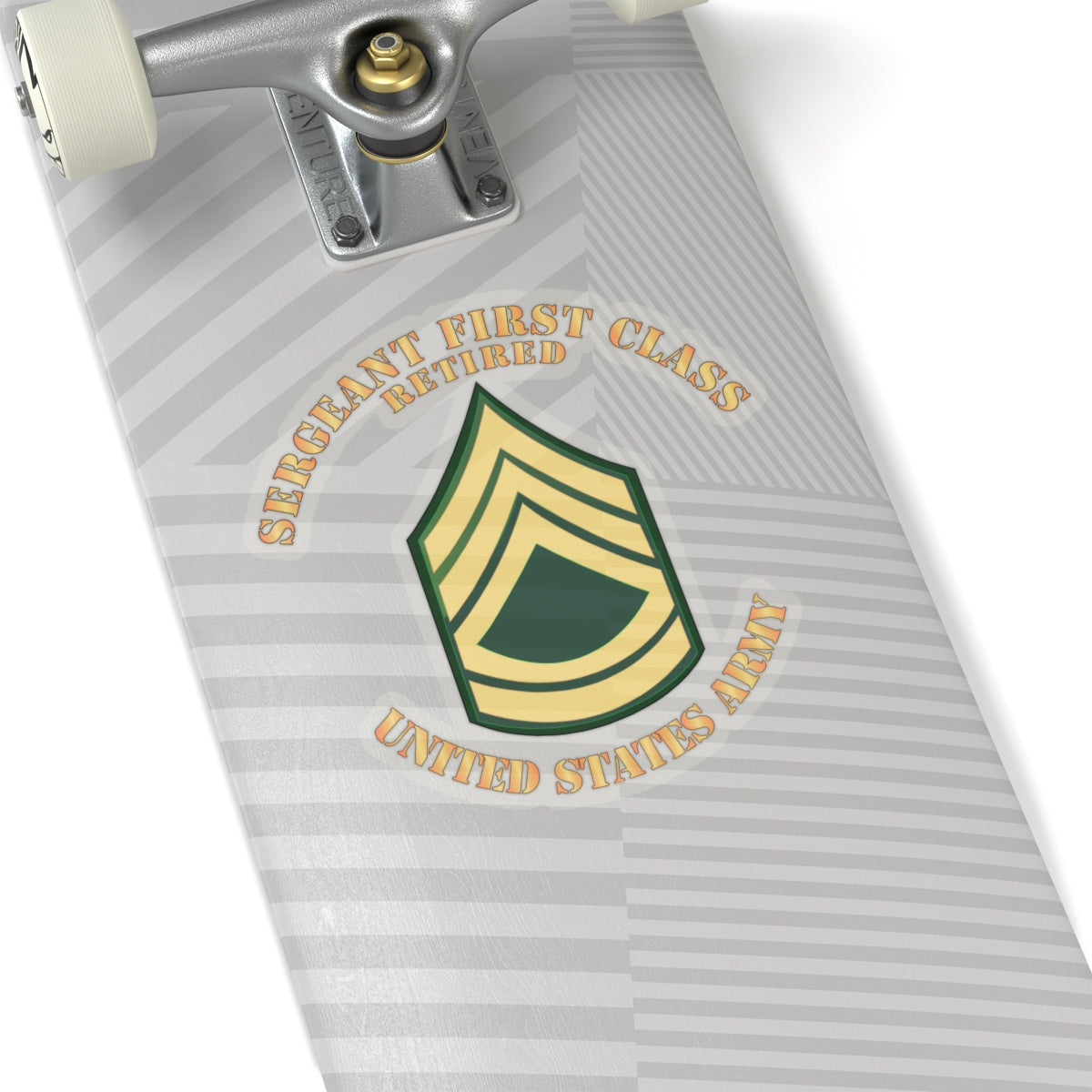 Kiss-Cut Stickers - Sergeant First Class - Retired