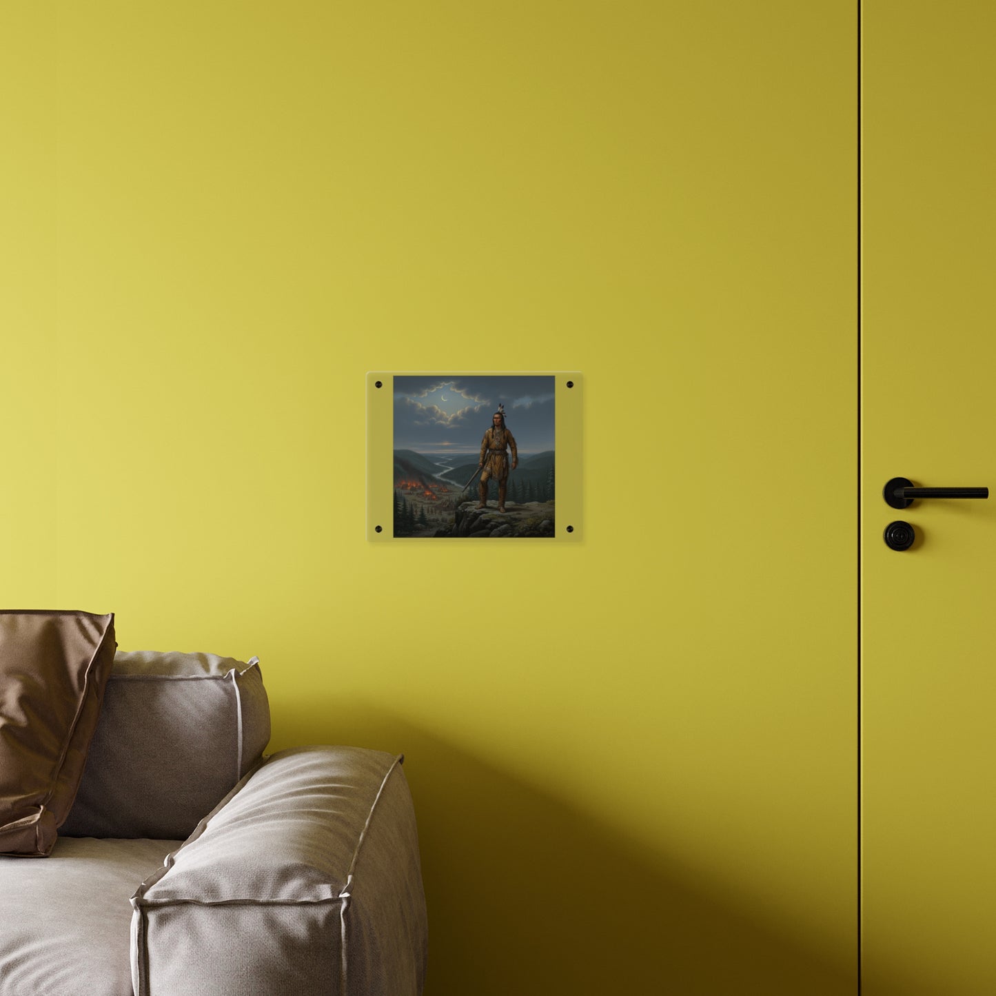 Acrylic Wall Art Panel - The Last Mohican