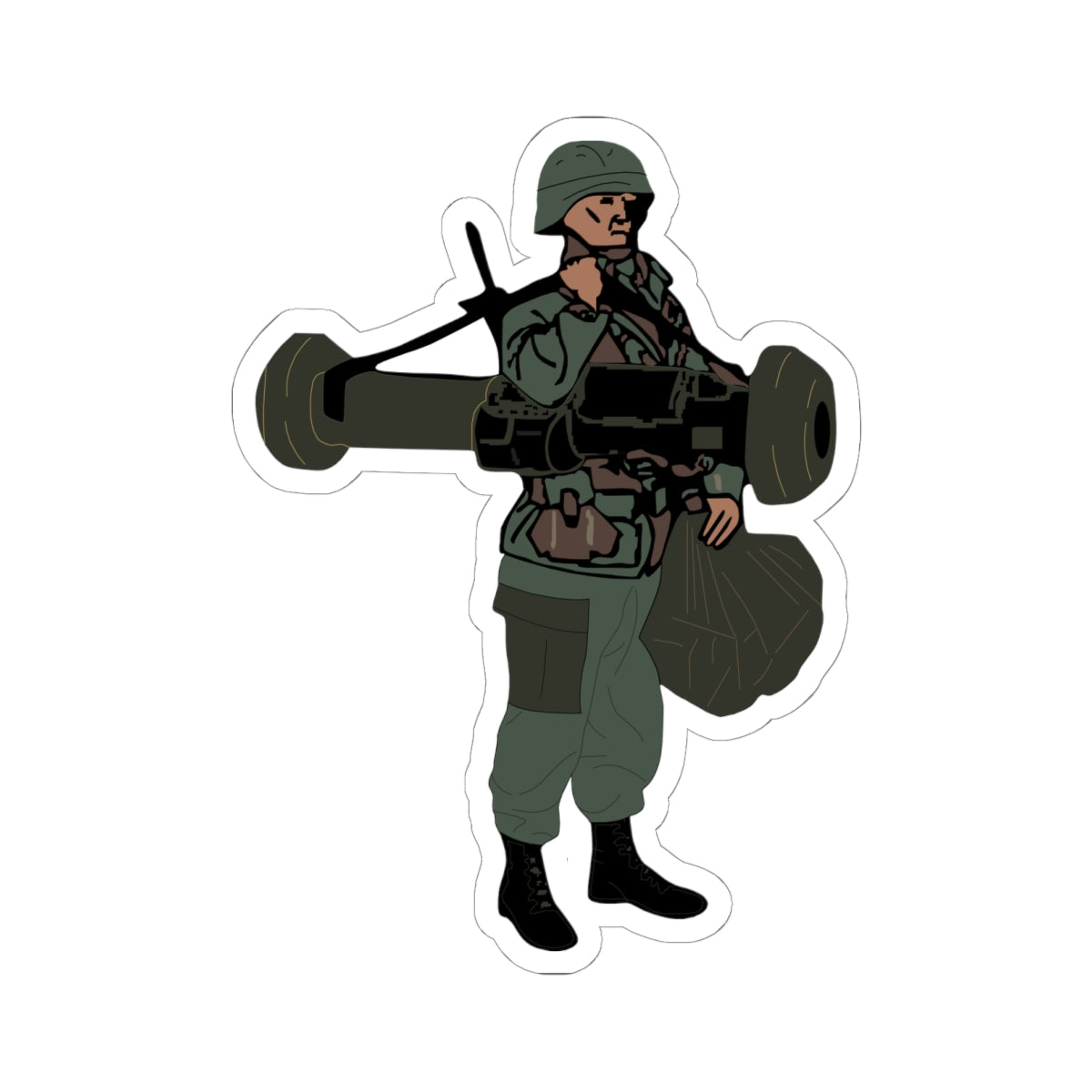 Kiss-Cut Stickers - Ant Armor Javelin Move X 300