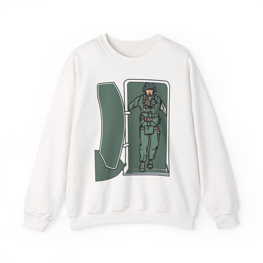 Crewneck Sweatshirt - Airborne - JM Door Check X 300