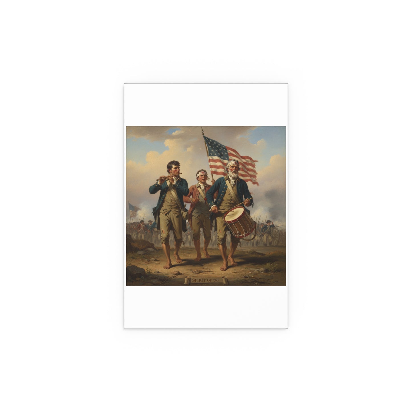 Indoor and Outdoor Silk Posters - Spirit of 76