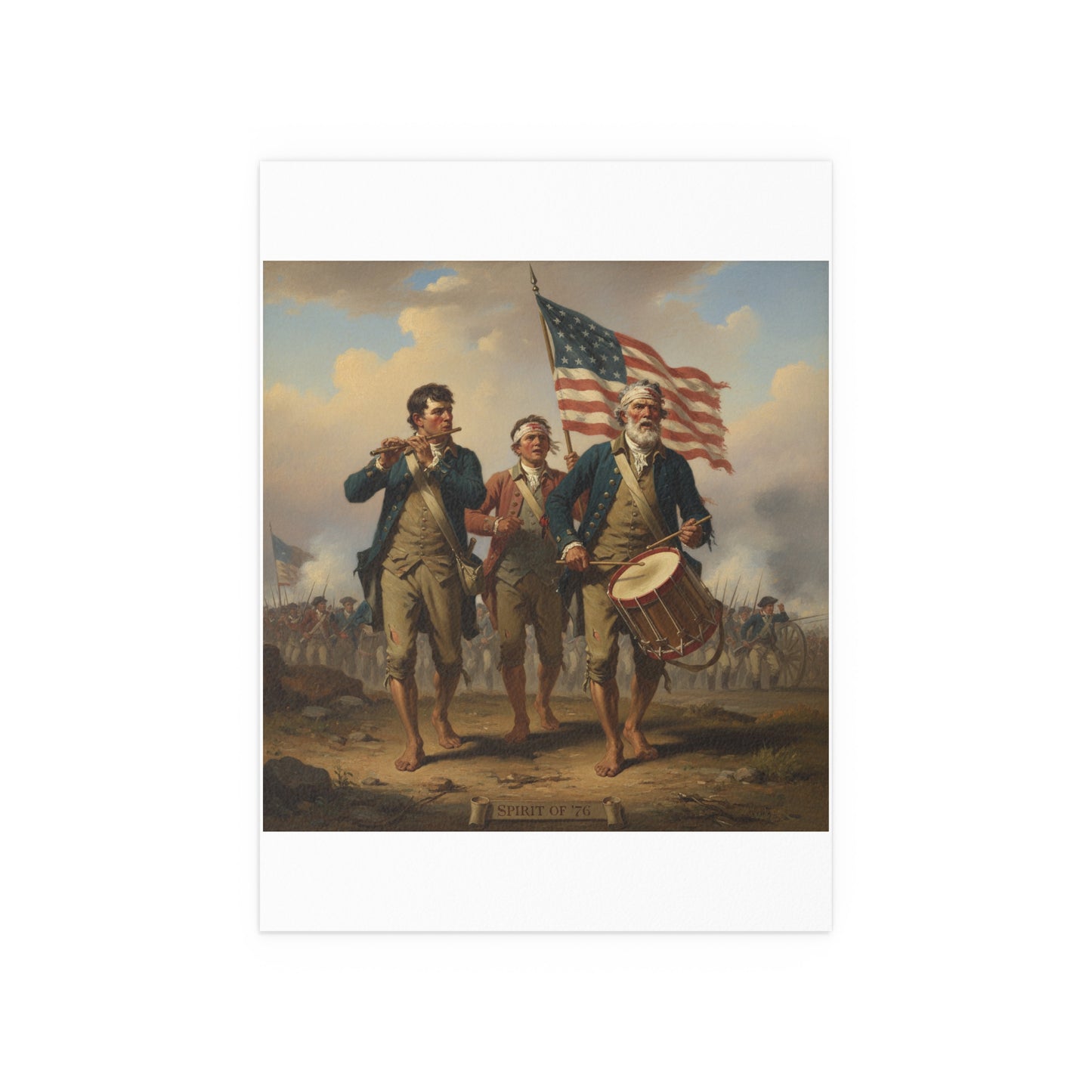 Indoor and Outdoor Silk Posters - Spirit of 76